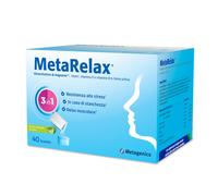 MetaRelax Integratore di Magnesio con Vitamine B6 B12 Folato e Taurina Per