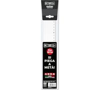 MetàRiga Righello Riga Pieghevole, 60 cm, Trasparente, Made in Italy