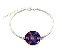 Metatron braccialetto cubo chakra energia cosmica centri fascino donna gioielli bellissimi mandala hinduismo braccialetti