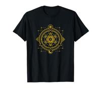 Metatron Cube Boho Geometria Maglietta