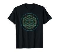 Metatron Cube Sacred Geometry T-Shirt Regalo Maglietta