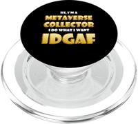 Metaverse Collector IDGAF Crypto Meme ETH NFT Metaverse DeFi PopSockets PopGrip per MagSafe