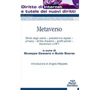 Metaverso. Diritti degli utenti, piattaforme digitali, privacy, diritto d'...