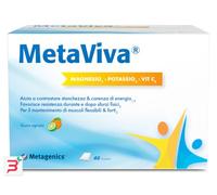 METAVIVA MAGNESIO/POTASSIO/VITAMINA C 40 BUSTINE CON EDULCORANTI