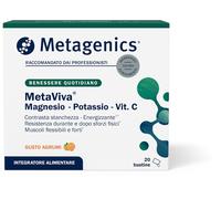 Metagenics Integratore Metaviva Magnesio Potassio Vitamina C 20 bustine