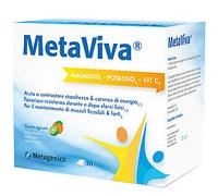 Metagenics MetaViva MgK Vitamina C Integratore Magnesio e Potassio, 20 Bustine