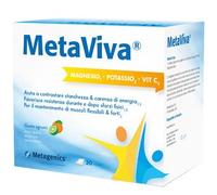 Metagenics MetaViva MgK Vitamina C Integratore Magnesio e Potassio, 20 Bustine