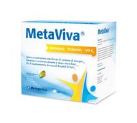 MetaViva MgK Vit C Magnesio Potassio Vitamina C D B1 B3 e B5-20 bustine