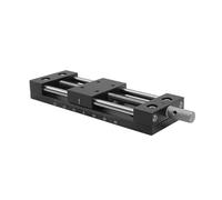 Metaximious Mini piccola piattaforma di guida lineare manuale scorrevole CNC tavolo scorrevole di precisione accessori fai da te for lavorazione del legno staffe albero lineare Componente(65mm)