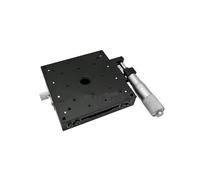 Metaximious Tavola lineare manuale X100-L con tavola scorrevole di regolazione dei cuscinetti di precisione su rotaia trasversale dell'asse X for un posizionamento accurato Componente