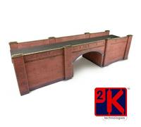 Metcalfe PO246 -rosso Mattone Doppio Pista Ponte Die Taglio Card Kit 00 Scala