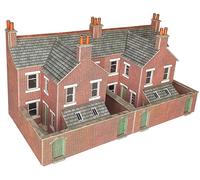 Metcalfe PO304 Basso Rilievo Rosso Mattone a Schiera Casa Difensori Scheda Kit