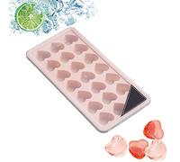 Metdek 7X2S 21-Well a Forma di Cuore in Silicone Ghiaccio Rosa, Acrilico