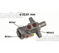 METELLI 05-0448 Cilindro maestro del freno per FORD,MAZDA