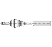 Metelli 17-0381 Albero Motore/Semiasse