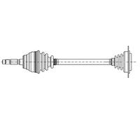 Metelli 17-0422 Albero motore/Semiasse