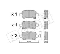 METELLI 22-1180-0 Kit pastiglie freni