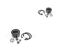 METELLI 2x Cuscinetto Ruota Mozzo Anteriore Sinistra Destra per VW Polo Audi 50