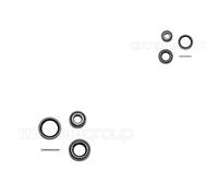 METELLI 2x Cuscinetto Ruota Mozzo Posteriore Sinistra Dx per Hyundai Basket Pony