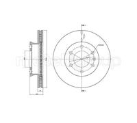 METELLI 2X Dischi Freni Anteriori Ø300 Ventilati Per Mercedes-Benz Sprinter 35-T