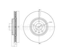 Metelli Dischi Freno Audi A4 Iv 07-> 23-1031C