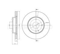 METELLI 2x Disco Freni Anteriore Ø235 MM Ventilato per Mazda Dahwa Dw 1.3 16V