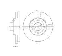 METELLI 2x Disco Freni Anteriore Ø239 MM per VW Golf i Cabriolet 155 1.8 1.6 1H1