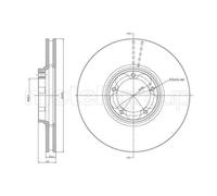 Metelli 'Dischi Ford Lcv: Transit 2.0 Di 23-0714
