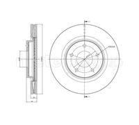 METELLI 2x Disco Freni Anteriore Ø296 MM per Nissan Qashqai + 2 I J10 JJ10 2.0