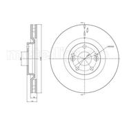 METELLI 23-0678 Disco freno