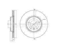 METELLI 2x Disco Freni Anteriore Ø307 MM Ventilato per Mini Countryman R60