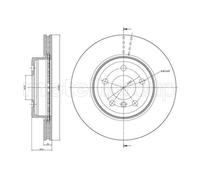 Metelli Dischi Freno Ant. Bmw 3 >04 23-0752C