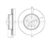 Metelli Dischi Freno Ant. Bmw 3 >04 23-0752C