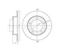 METELLI 2X Disco Freno Anteriore Ø272 Mm Completo Per Lada Niva 2121 1700 I 4X4