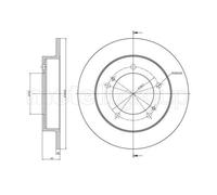 METELLI 2X Disco Freno Anteriore Ø290 Mm Completo Per Suzuki Jimny Fuoristrada