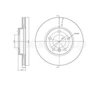 METELLI 2X Disco Freno Anteriore Ø294 Mm Ventilato Per MINI Mini Countryman R60