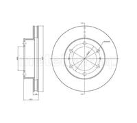METELLI 2X Disco Freno Anteriore Ø297.2 Mm Per Toyota Hilux VII Pick-Up _N1_