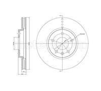 METELLI 2X Disco Freno Anteriore Ø300 Mm Per Opel Astra J P10 2.0 CDTi Zafira
