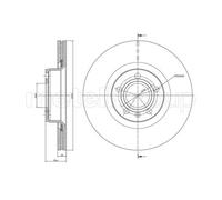 METELLI 2X Disco Freno Anteriore Ø314 Mm Ventilato Per Audi A6 Avant 4F5 C6 3.0