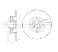 METELLI 23-0312 Disco freno