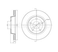 METELLI 2X Disco Freno Posteriore Ø269 Mm Ventilato Per Audi A8 4D2 4D8 4.2