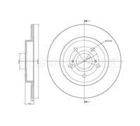 METELLI 23-1274C Disco freno