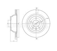 Metelli 'Dischi Vw: Touareg 2.5 R5 Tdi 23-0849C