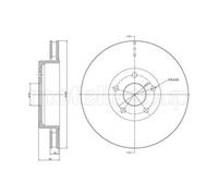 METELLI 2x Disco Freno Posteriore Ø349.8 MM Ventilato per Jeep Gran Cherokee III