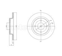 METELLI 23-1846C Disco freno