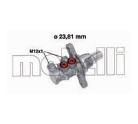METELLI Cilindro Maestro Cilindro Compatibile Per Opel Corsa E Adam
