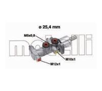 METELLI Cilindro Maestro Cilindro Per Nissan Primastar Kasten Renault