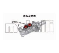 METELLI Cilindro Maestro Cilindro Per Suzuki Swift III Splash Opel