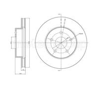 METELLI 23-0696C Disco freno