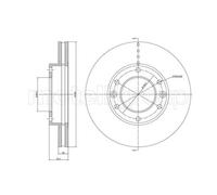 METELLI Dischi Freno Anteriore Ventilati Per KIA Carnival/Grand VQ